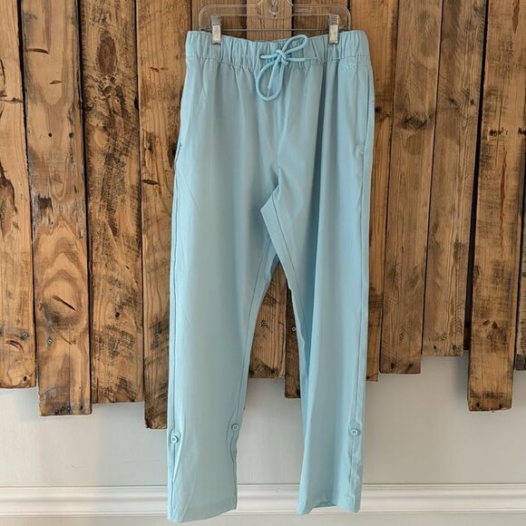 HUK‎ Womens Blue Journey Roll Up Quick Dry Pants Size Small Fishing Boating Hike - Picture 1 of 15